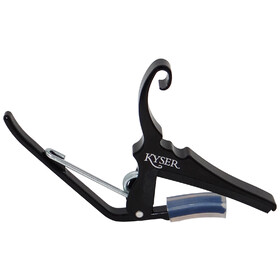 Kyser KG12BA Black Quick Change Capo for 12 String Guitars - Black