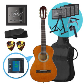 Artist CL12AM 1/2 Size Classical Guitar Ultimate Pack
