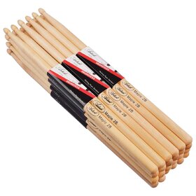 Artist DSM2B Maple Drumsticks with Wooden Tips 12 Pack