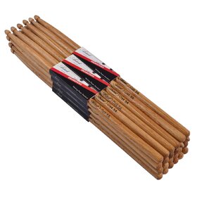 Artist DSO5A Oak Drumsticks with Wooden Tips 12 pairs