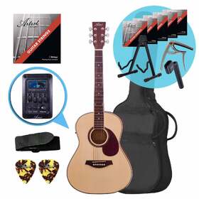 Artist LSP34EQ 3/4 Sized Beginner Acoustic Guitar+EQ Ultimate Pack