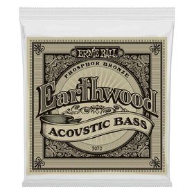 Ernie Ball 2070 Earthwood Phosphor Bronze Acoustic Bass Strings 45-95