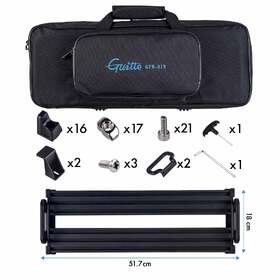 Guitto GPB01 Pedalboard & GPB01B Carry Bag
