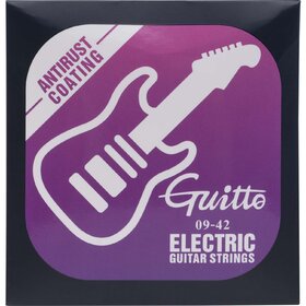 Guitto GSE009 Anti-Rust Coated Electric Guitar Strings 9-42