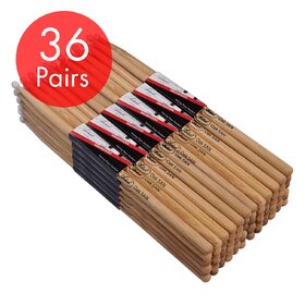 Artist DSO5AN Oak Drumsticks with Nylon Tips 36 Pack
