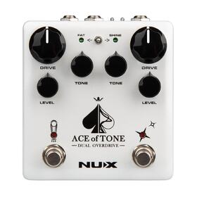 Nux NDO-5 Ace of Tone Dual Overdrive Guitar Effects Pedal