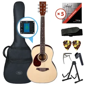Artist LSP34L 3/4 Left Handed Beginner Acoustic Guitar Ultimate Pack