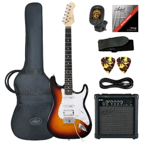 Artist AS1 Vintage Burst Electric Guitar w/ Accessories & Amp