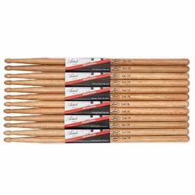 Artist DSO2B Oak Drumsticks w/ Wooden Tips 6 Pairs