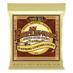 Ernie Ball 2013 10-48 Earthwood 80/20 Bronze 12 String Guitar Strings 