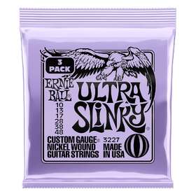 Ernie Ball 3227 10-48 Ultra Slinky Electric Guitar Strings 3 Pack