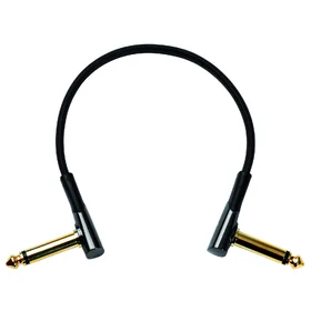 Artist FRP15 Gold Plated Guitar Patch Cable 15cm Right Angle - 5 Pack