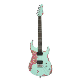 Artist SKYLER Paisley Relic Electric Guitar w/ Hand-Made Pickups
