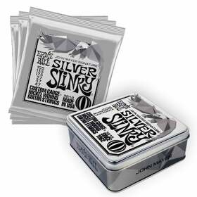 Ernie Ball 3818 10.5-47 John Mayer Silver Slinky Electric Guitar Strings 3 Pack