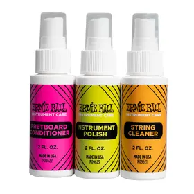 Ernie Ball P04225 Instrument Care Kit w/ Microfiber Polish Cloth
