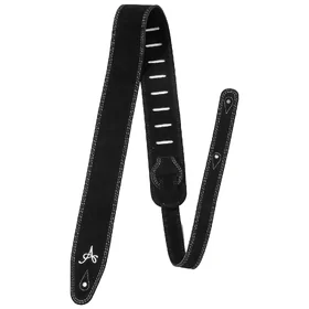 Artist GSSBK Black Adjustable Suede Guitar Strap