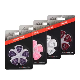 Artist ACPM80 Pack Mixed Gauge Celluloid Guitar Picks