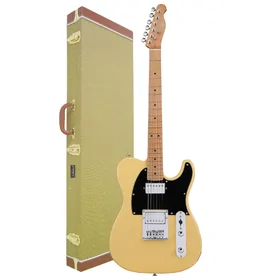 Artist AT54 Vintage Blonde Electric Guitar w/ Tweed Hard Case