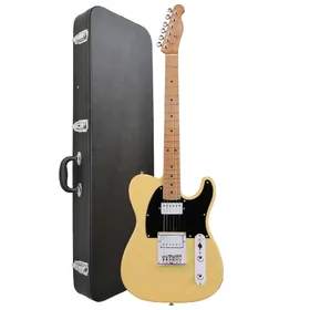 Artist AT54 Vintage Blonde Electric Guitar w/ Black Hard Case