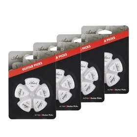 Artist ACP46 White Celluloid Guitar Picks 0.46mm 80 Pack