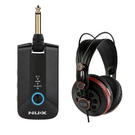 Nux MP3 Mighty Plug Pro Guitar/Bass Amplug & Superlux HD681AIR Headphones