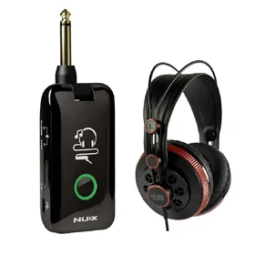 Nux MP2 Mighty Plug Guitar & Bass Amplug & Superlux HD681 Headphones