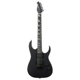 Artist SS91 Matte Black Electric Guitar w/ Bullbucker Pickups