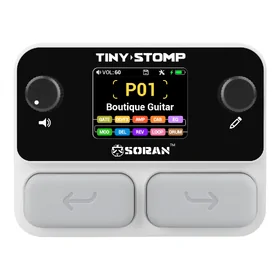 Soran JME03A Tiny Stomp Desktop Multi Effects Processor w/ Amp Modelling