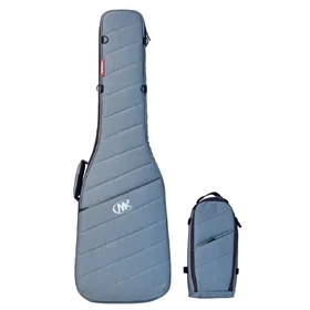 MKC Hipster High Grade Electric Bass Guitar Bag w/ Pedal Bag