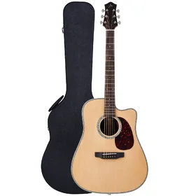 Artist DSR26SN Handbuilt Solid Wood Acoustic Guitar & Hard Case