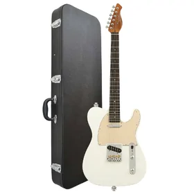 Artist AT53 White Electric Guitar & Black Case