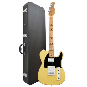 Artist AT54V2 Vintage Blonde Electric Guitar & Black Case