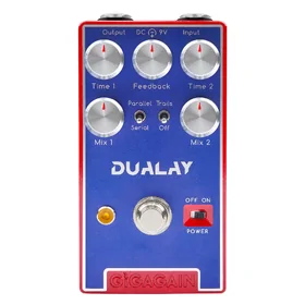 Gigagain GP07 Dualay Dual Delay Guitar Effects Pedal