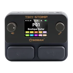 Soran JME03A Grey Tiny Stomp Desktop Multi Effects Processor w/ NAM Loader