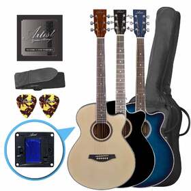 Artist LSPS Beginner Acoustic Guitar Pack with Small Body