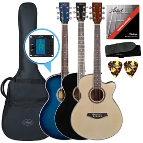 Artist LSPS Small Body Beginner Acoustic Guitar Beginner Pack