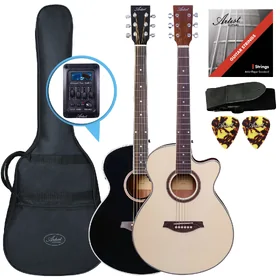 Artist LSPSCEQ Small Body Acoustic Electric Guitar Beginner Pack