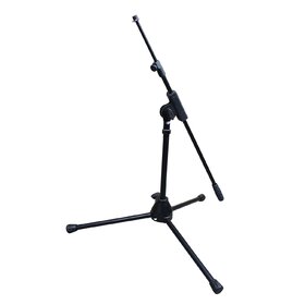 Artist MS010 Small Black Mic Stand with Short Telescopic Boom