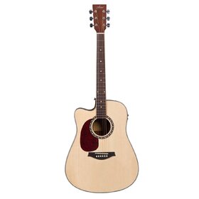 Artist D75CEQL Left Handed Acoustic Electric Guitar Solid Spruce Top