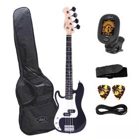 Artist MiniP Plus Left Handed 3/4 Size PB Bass Guitar + Accessories