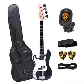 Artist MiniB Plus Black Left Handed 3/4 Size Bass w/ Accessories