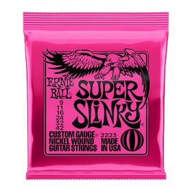 Ernie Ball 2223 9-42 Electric Guitar Strings Nickel Super Slinky