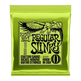 Ernie Ball 2221 10-46 Electric Guitar Strings Regular Slinky