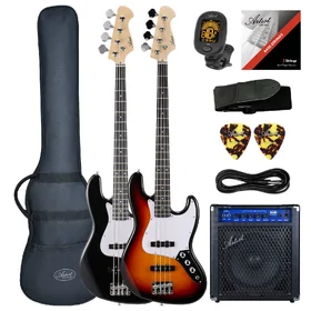 Artist AJB Bass Guitar w/ Accessories & BA30 Amp