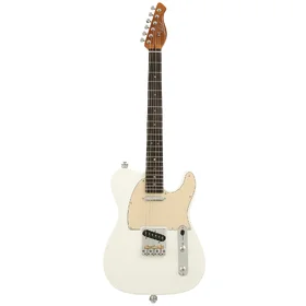 Artist AT53V2 White Electric Guitar w/ Hot Single Coil Pickups