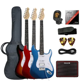 Artist AS1 Electric Guitar w/ Accessories & Nux MightyLite BT