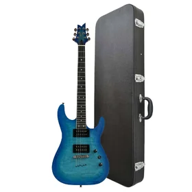 Customer Returned Artist Gnosis6 Blue Cloud Electric Guitar w/ Humbuckers & Black Case