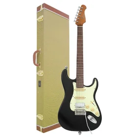 Customer Returned Artist AS72 Black Electric Guitar w/ Hand-Made Pickups w/ Tweed Case