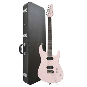 Customer Returned Artist SKYLER Shell Pink Electric Guitar & Black Case