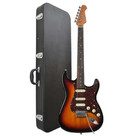 Customer Returned Artist AS62III Vintage Sunburst Electric Guitar w/ Black Hard Case